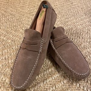 New Republic Men's Tan Suede Loafers Size 13